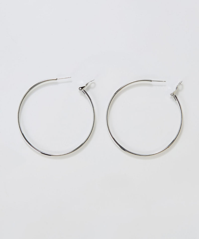 【金属アレルギー対応】ライトフープビッグピアス/ステンレス