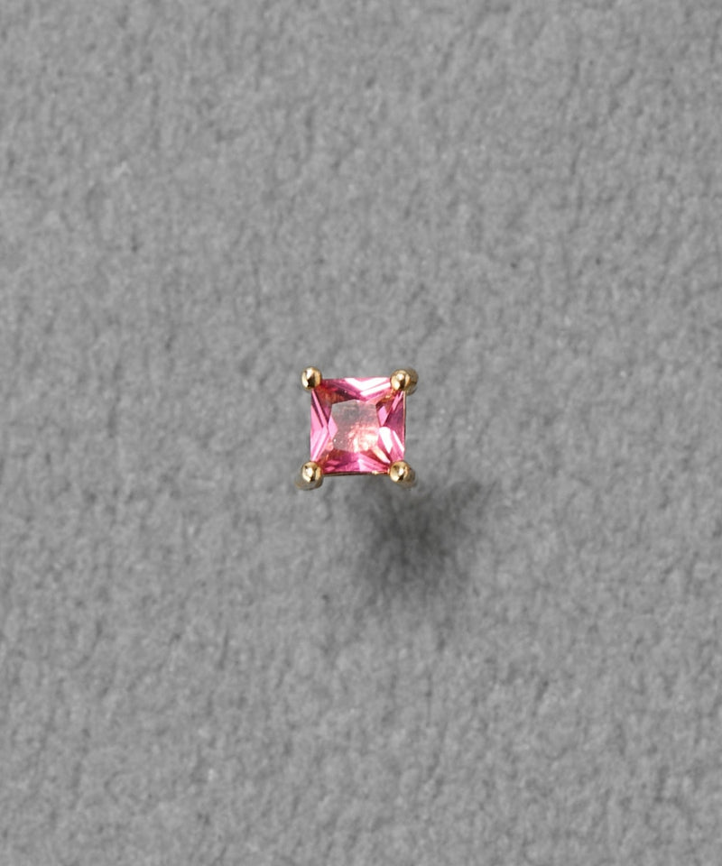 シャインフレームスクエアピアス（片耳）