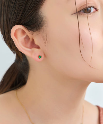 シャインフレームスクエアピアス（片耳）