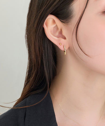 【金属アレルギー対応】メタルピアス/サージカルステンレス（片耳）