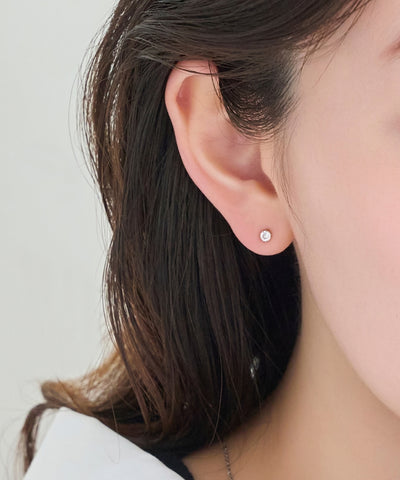 【金属アレルギー対応】ビジューピアス/サージカルステンレス