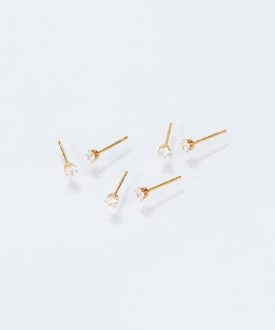 【金属アレルギー対応】ビジューピアス/サージカルステンレス