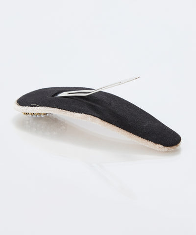 クラッシービジューヘアピン/ベロア