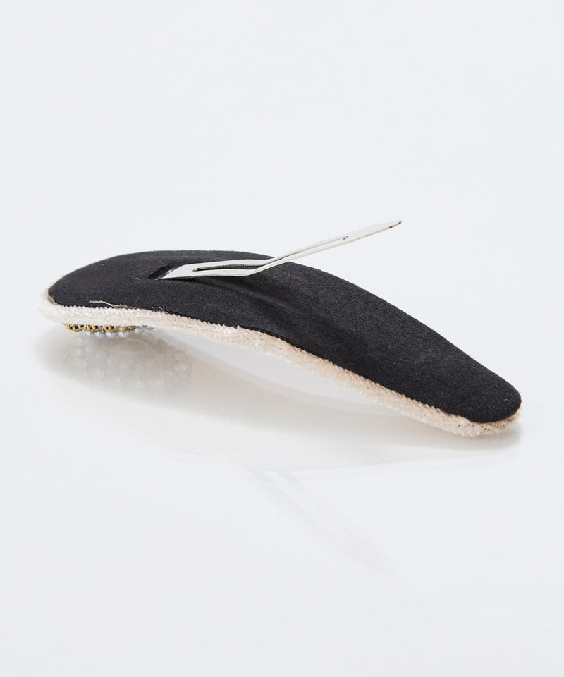 クラッシービジューヘアピン/ベロア