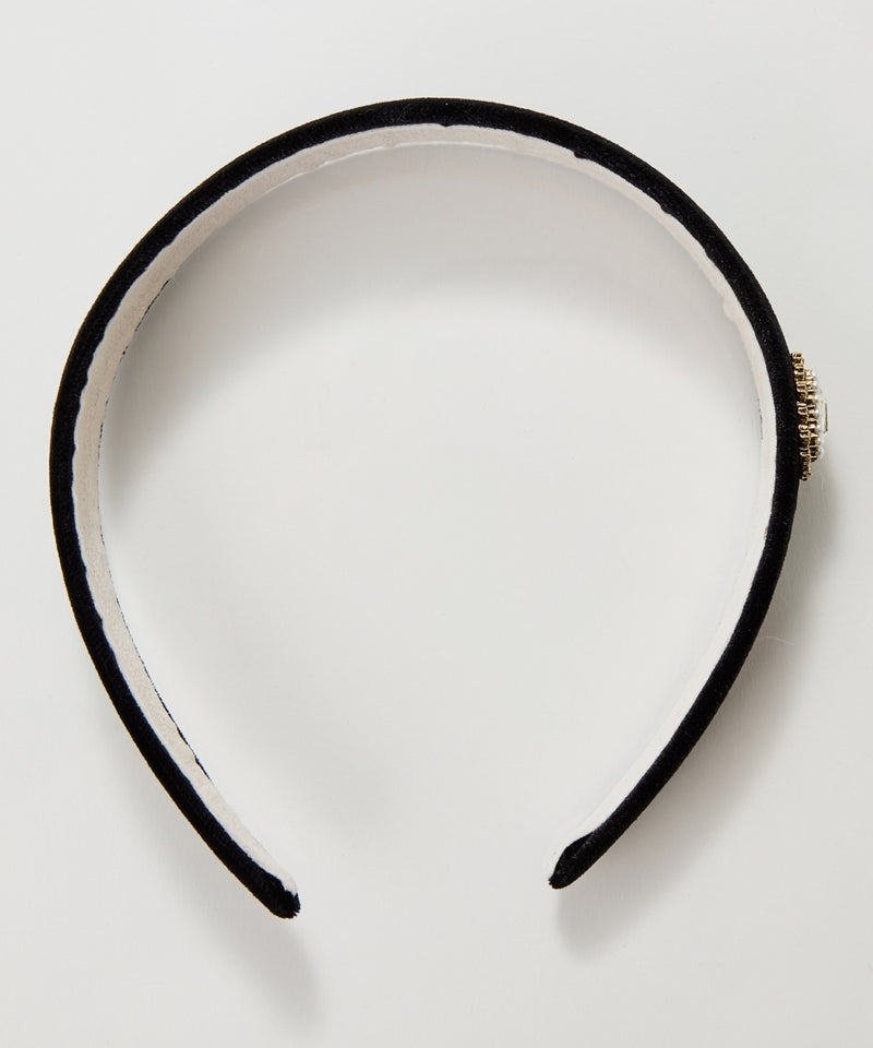 クラッシービジューカチューシャ/ベロア