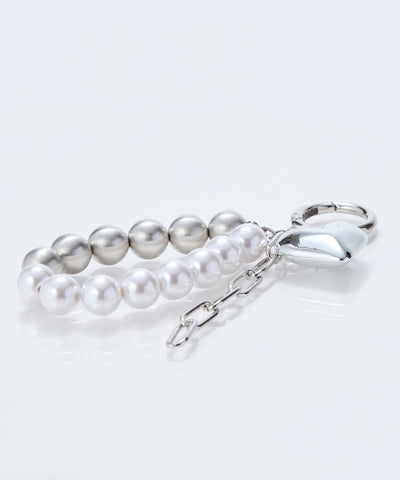 ハートメタルボールバッグチャーム