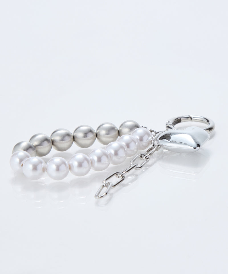 ハートメタルボールバッグチャーム