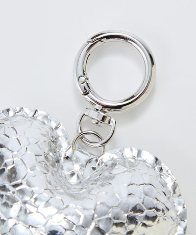 ハートレザーバッグチャーム