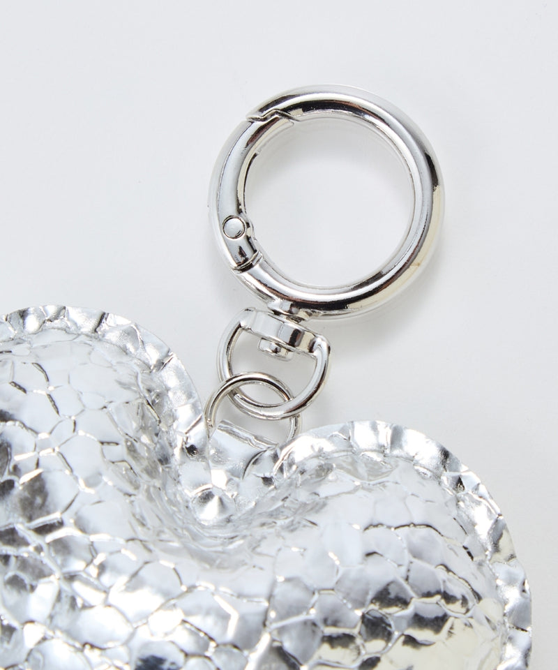 ハートレザーバッグチャーム