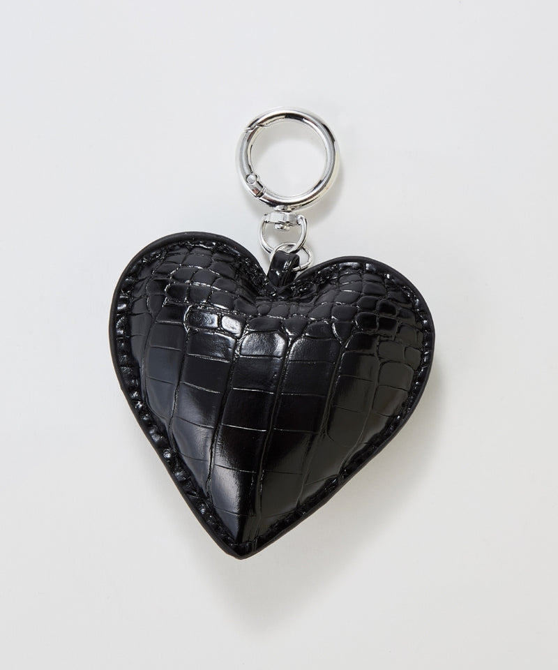 ハートレザーバッグチャーム