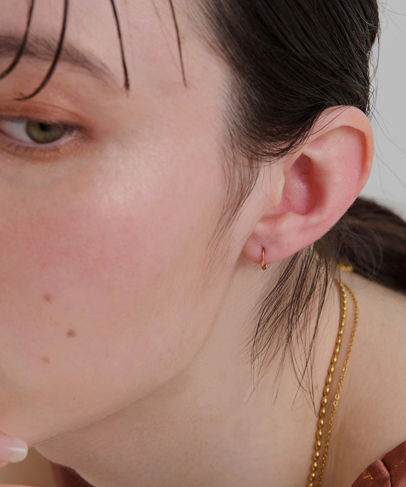 【2025Xmas Set】『金属アレルギー対応』ミニフープペアピアス/サージカルステンレス