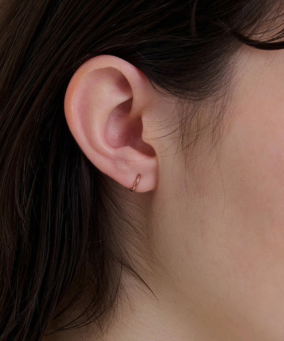 【2025Xmas Set】『金属アレルギー対応』ミニフープペアピアス/サージカルステンレス