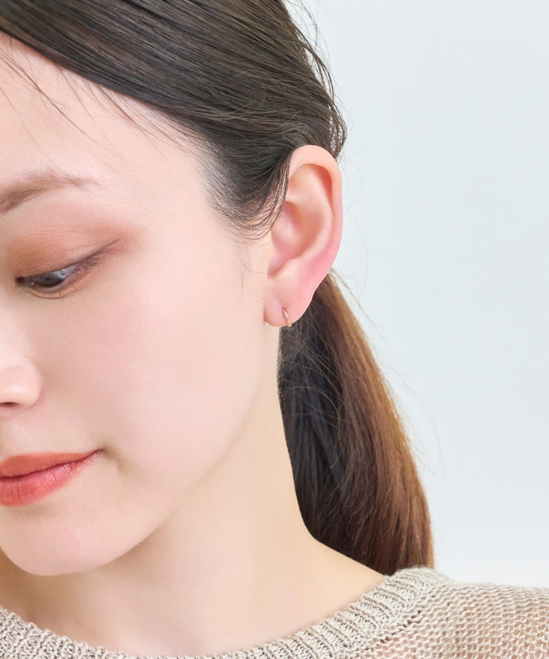 【2025Xmas Set】『金属アレルギー対応』ミニフープペアピアス/サージカルステンレス