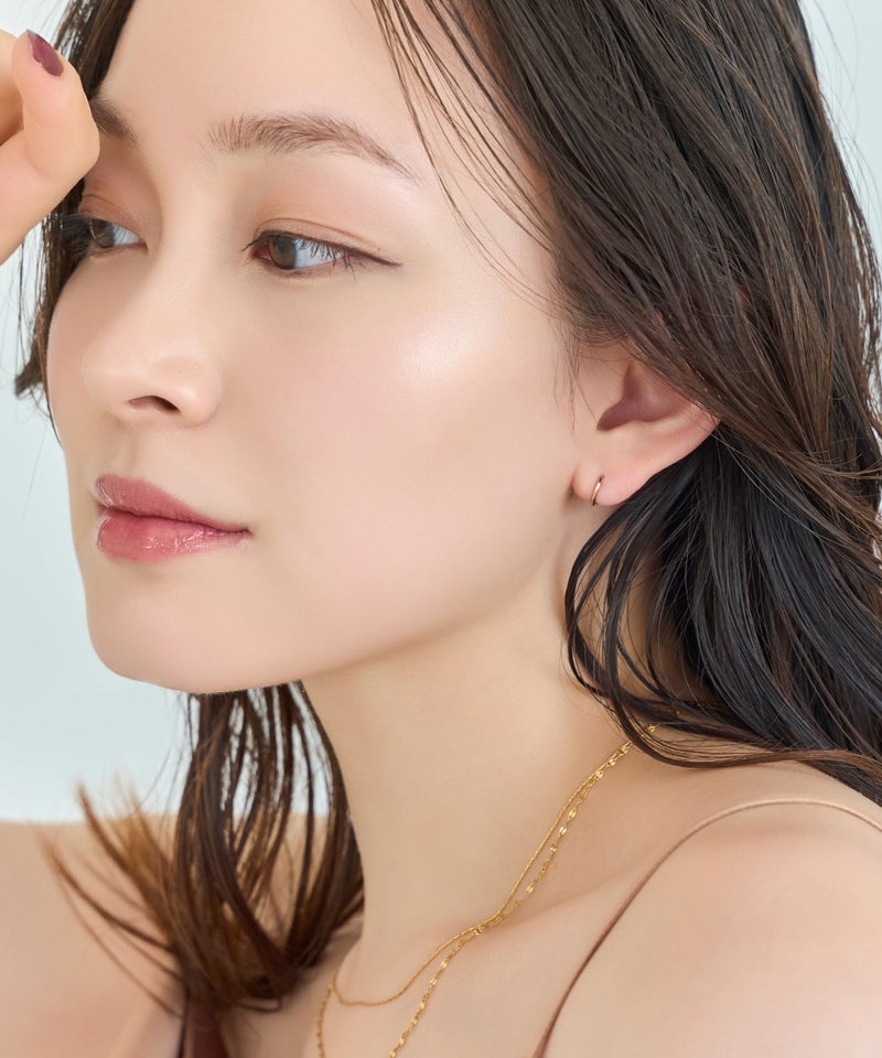 【2025Xmas Set】『金属アレルギー対応』ミニフープペアピアス/サージカルステンレス