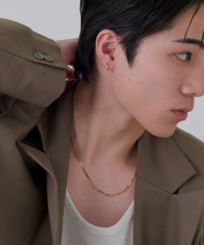 【2025Xmas Set】『金属アレルギー対応』ワンタッチメタルフープミニペアピアス/サージカルステンレス