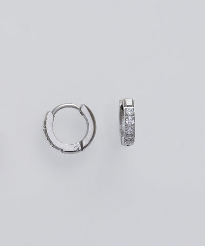 【2025Xmas Set】『金属アレルギー対応』ワンタッチメタルフープミニペアピアス/サージカルステンレス