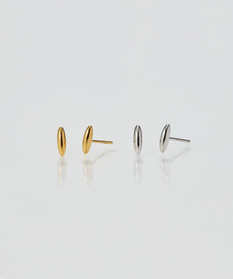 【2025Xmas Set】『金属アレルギー対応』メタルオーバルペアピアス/サージカルステンレス