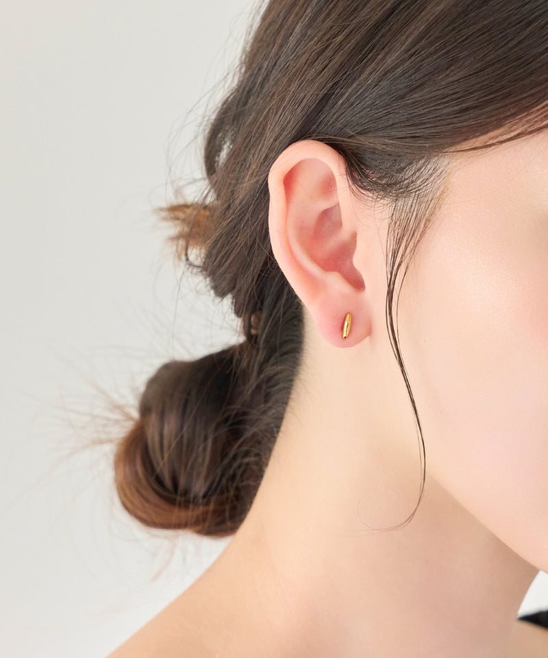 【2025Xmas Set】『金属アレルギー対応』メタルオーバルペアピアス/サージカルステンレス