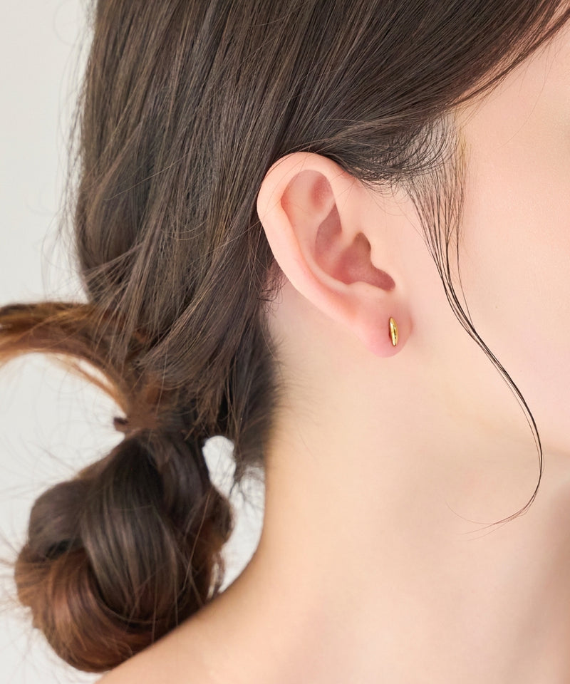 【2025Xmas Set】『金属アレルギー対応』メタルオーバルペアピアス/サージカルステンレス