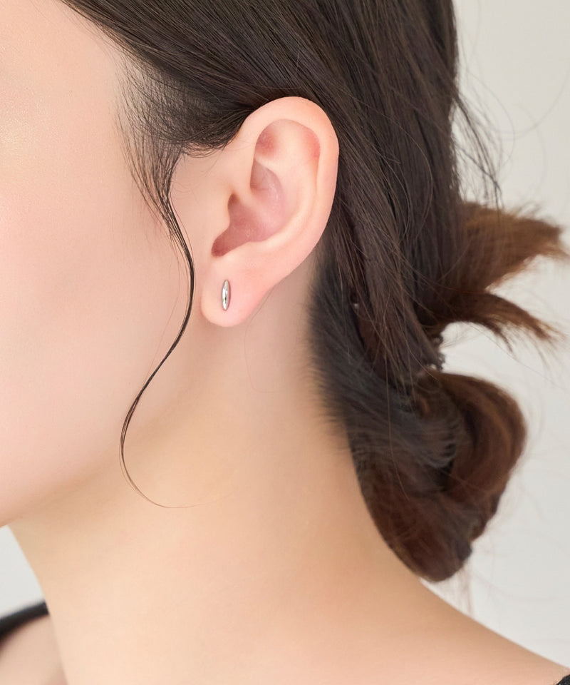 【2025Xmas Set】『金属アレルギー対応』メタルオーバルペアピアス/サージカルステンレス