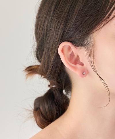 【2025Xmas Set】『金属アレルギー対応』プチシャイニングペアピアス/サージカルステンレス