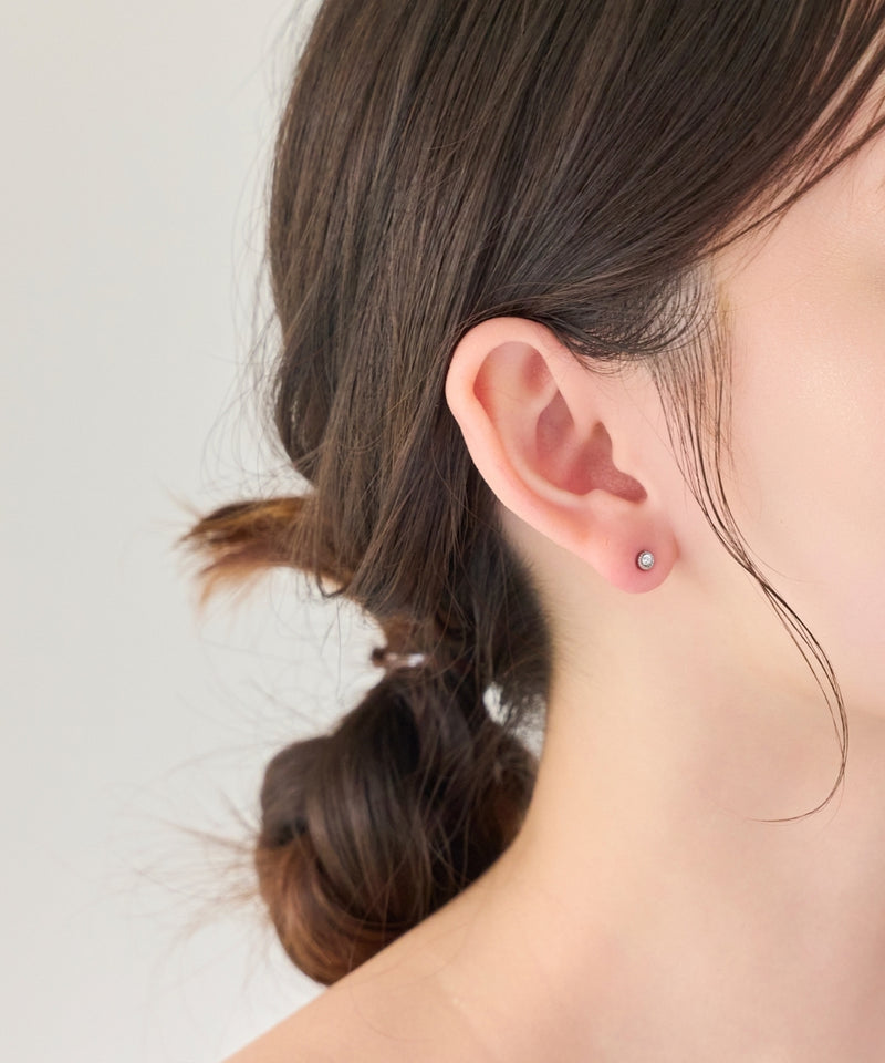 【2025Xmas Set】『金属アレルギー対応』プチシャイニングペアピアス/サージカルステンレス