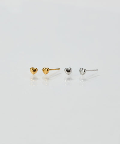 【2025Xmas Set】『金属アレルギー対応』パフィーハートペアピアス/サージカルステンレス