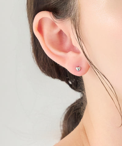 【2025Xmas Set】『金属アレルギー対応』パフィーハートペアピアス/サージカルステンレス