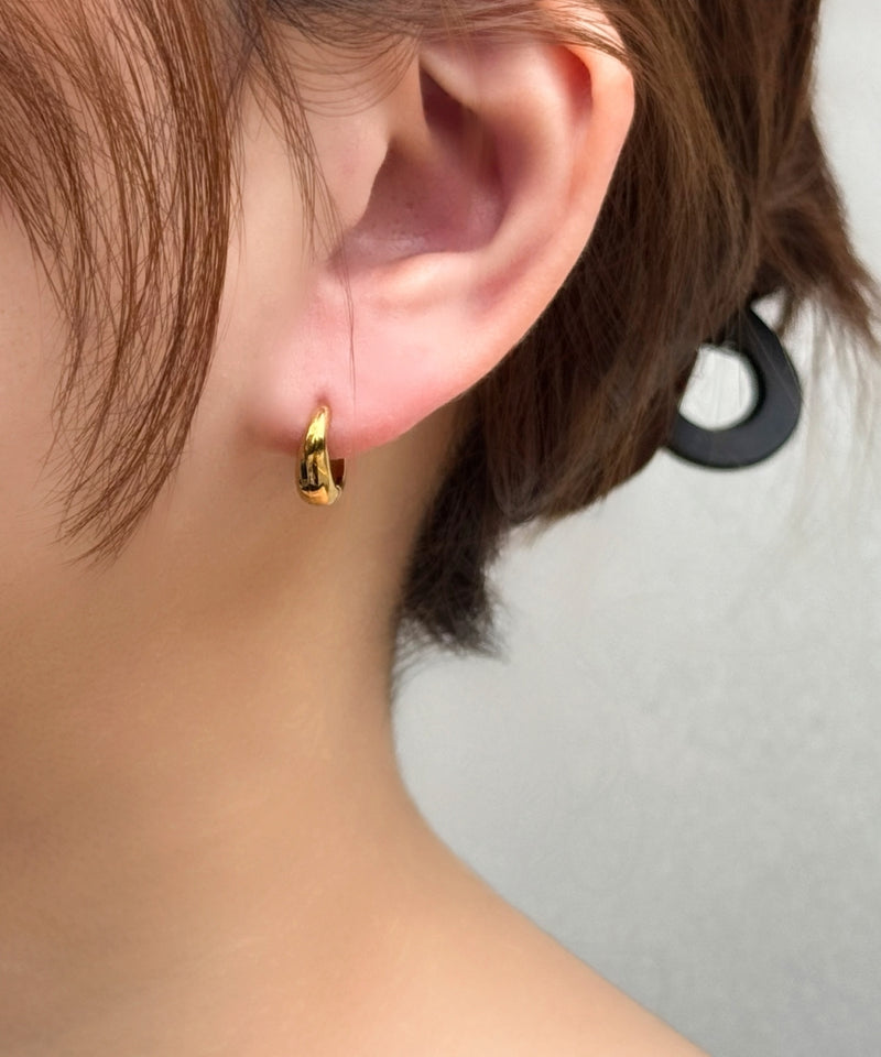 【2025Xmas Set】『金属アレルギー対応』メタルオーラフープペアピアス/ステンレス