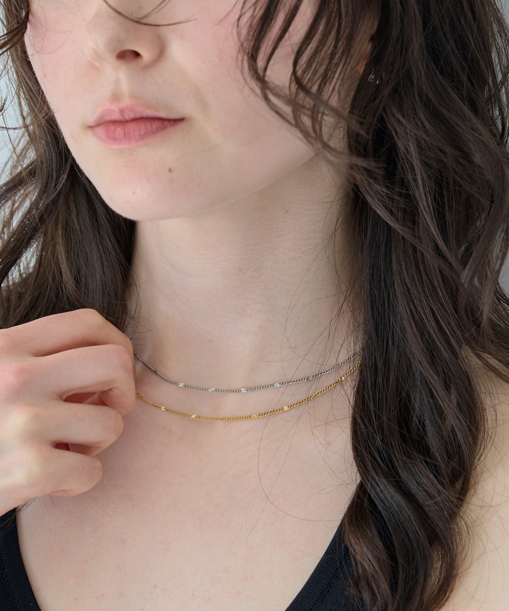 [新作]ポイントチェーンステーションネックレス