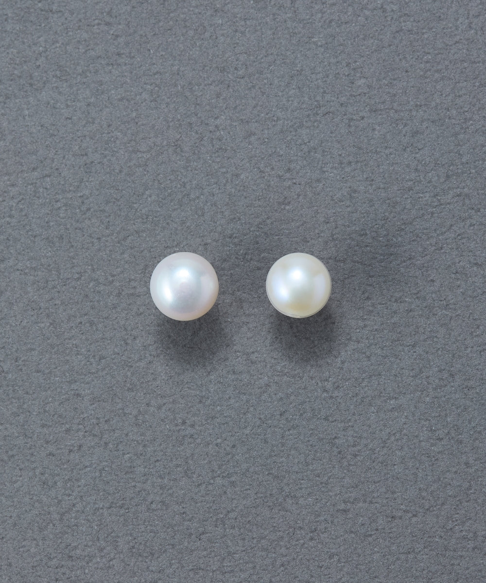 [新作]シェルパール ミニマルスタッドピアス