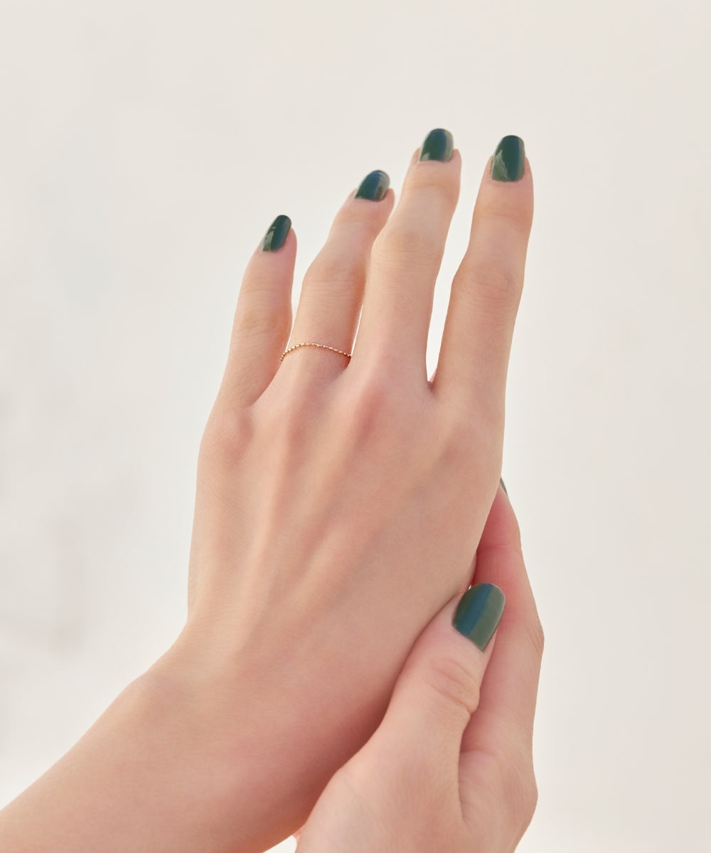 Phoebe/フィービィー】【K10】カットボールチェーンリング – JEWEL ADDICT