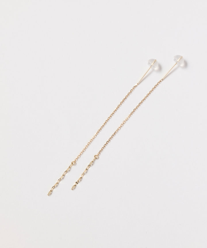 Phoebe/フィービィー】【K10】グリッターアメリカンチェーンピアス